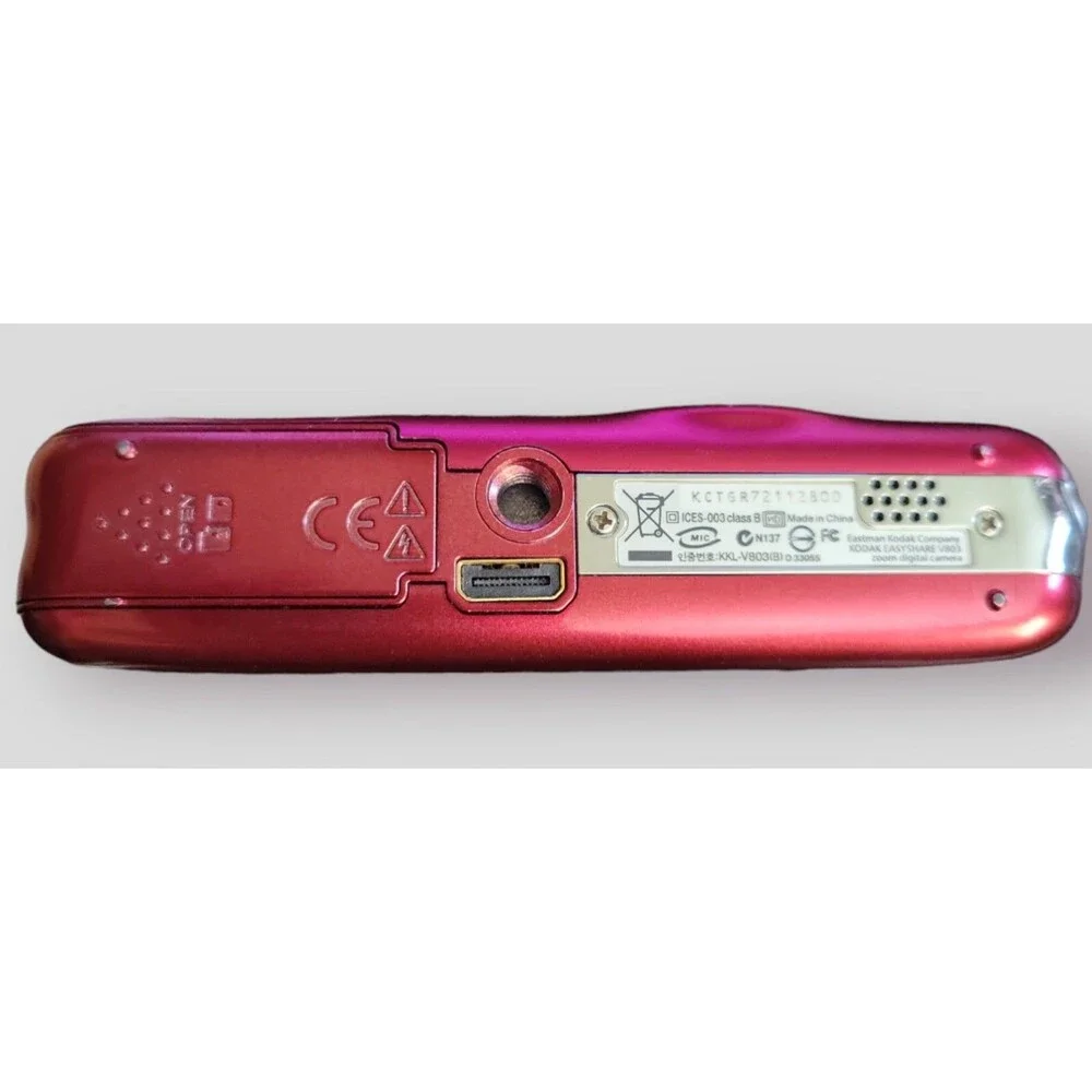 Kodak EasyShare - V803 - Battery Charger NOT Included - Red - For Parts Only